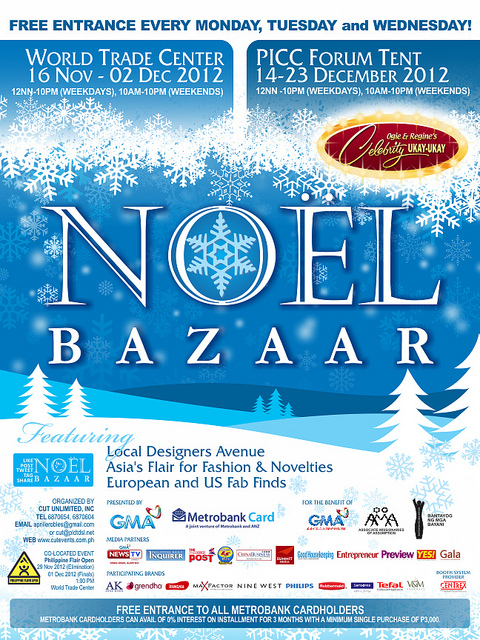 Noel Bazaar @ World Trade Center November - December 2012