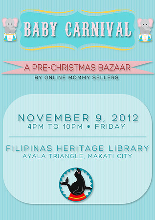 Baby Carnival Bazaar @ Filipinas Heritage Library November 2012