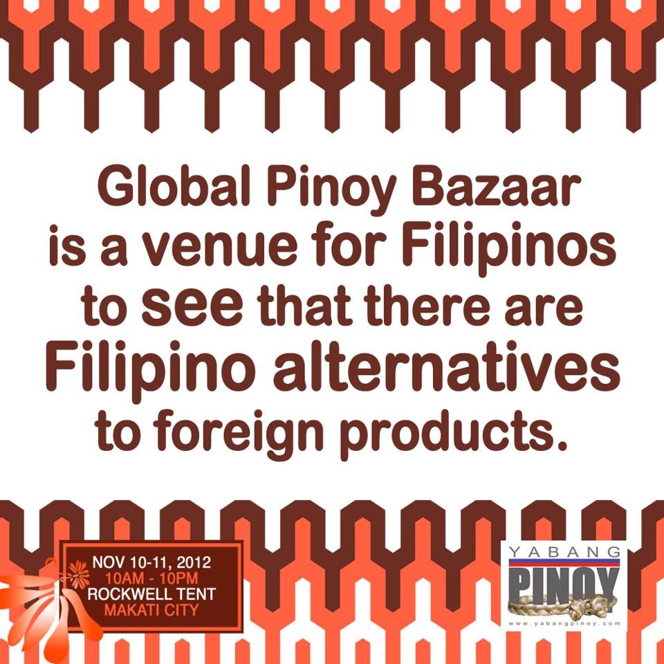 8th Global Pinoy Bazaar @ Rockwell Tent November 2012