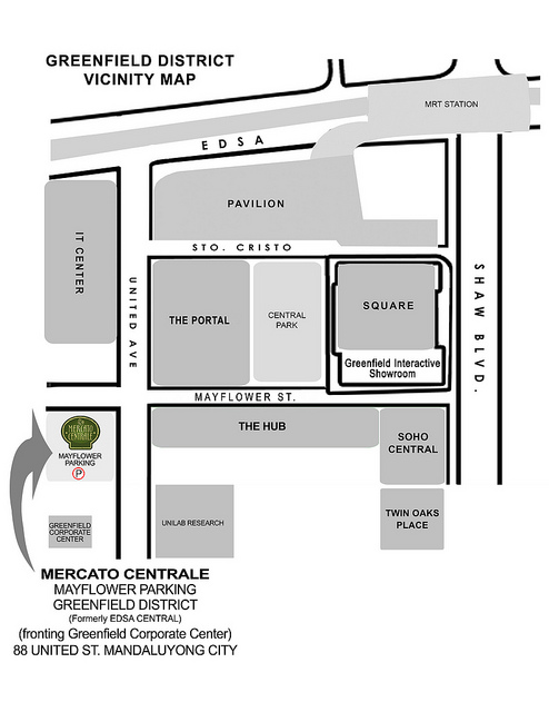 Manda Centrale - Greenfield District Vicinity Map