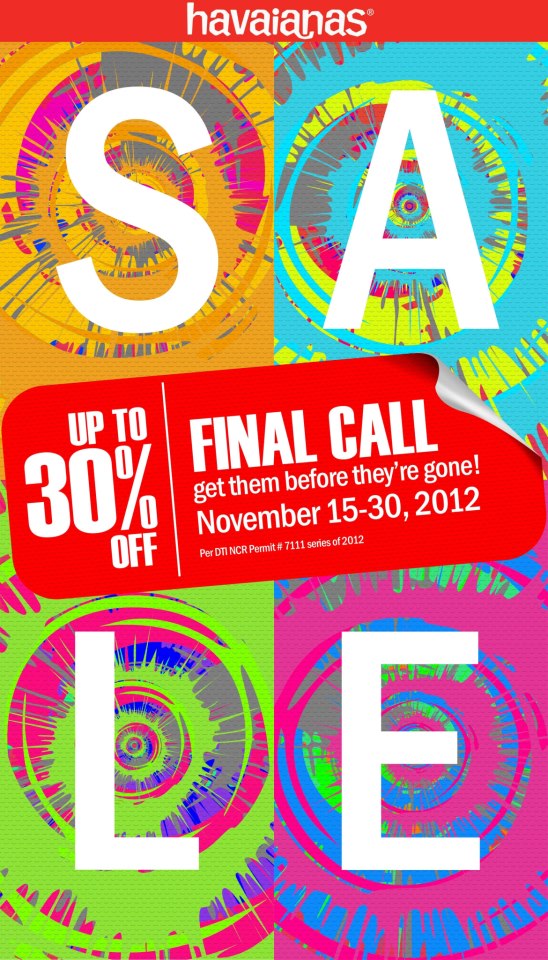 Havaianas Sale November 2012