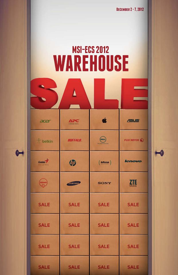 MSI-ECS Warehouse Sale December 2012