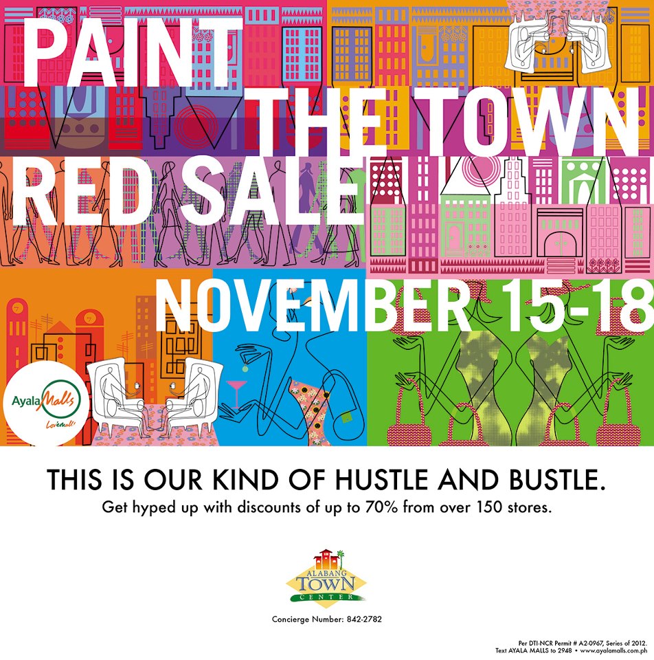 Paint The Town Red Sale @ Alabang Town Center November 2012