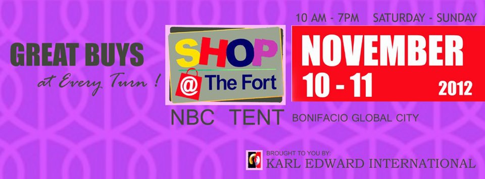 Shop @ The Fort November 10-11, 2012