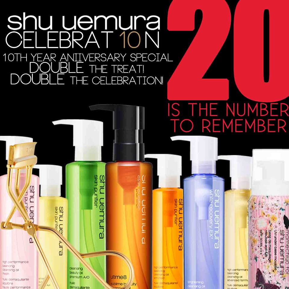 Shu Uemura Anniversary Celebration Special November 2012