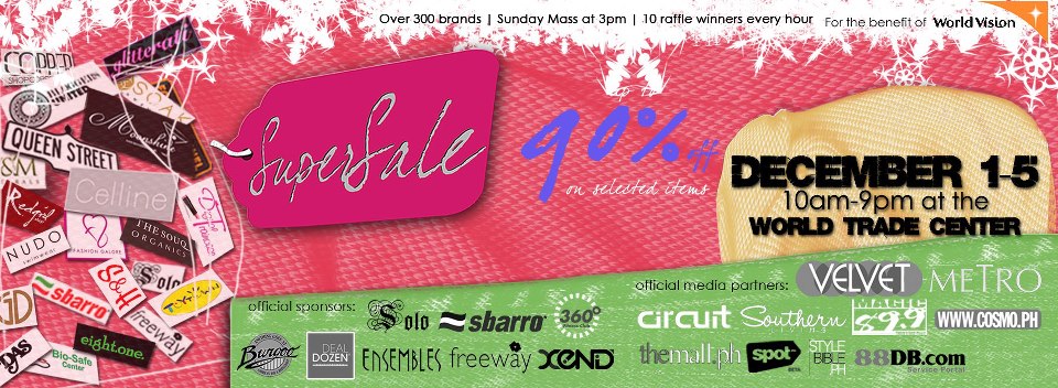 Super Sale Bazaar @ World Trade Center December 2012