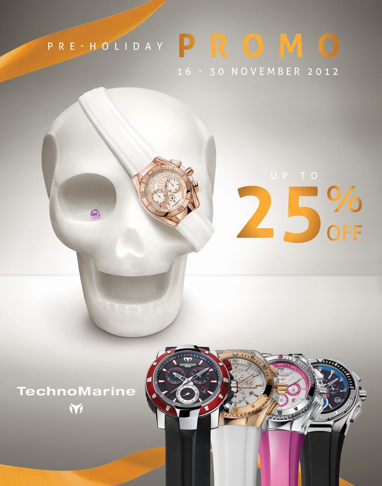 TechnoMarine Pre-Holiday Sale November 2012