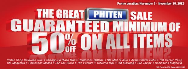 The Great Phiten Sale November 2012