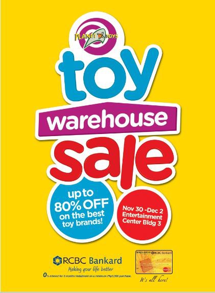 Toy Warehouse Sale @ Sta. Lucia East Grand Mall November - December 2012