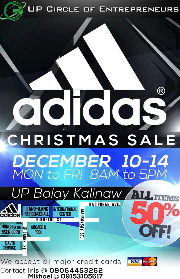 Adidas Brands Sale @ UP Balay Kalinaw December 2012