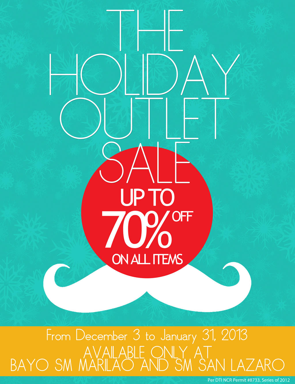 Bayo The Holiday Outlet Sale @ SM City Lazaro & SM City Marilao December - January 2012