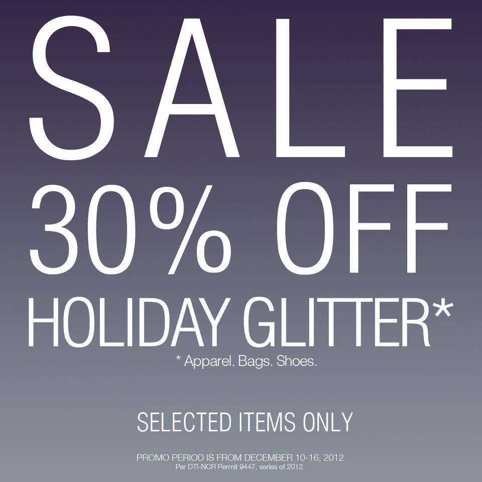 Forever 21 Holiday Glitter Sale December 2012