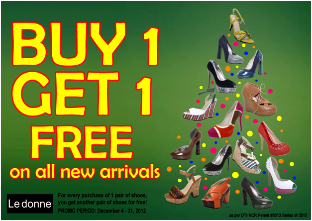 Le Donne Buy 1 Get 1 FREE Promo December 2012