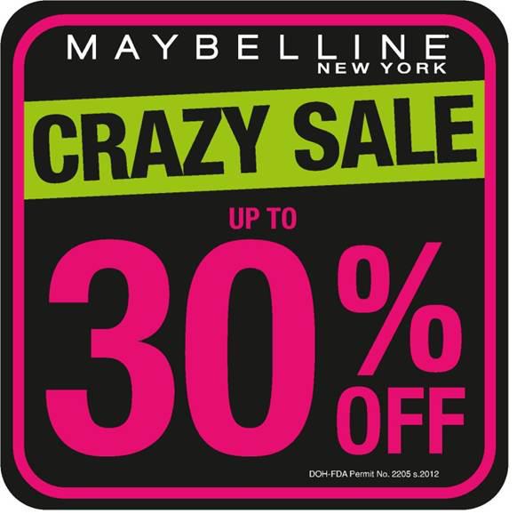 Maybelline Crazy Sale December 2012