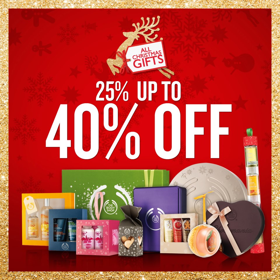 The Body Shop Christmas Gifts Sale December 2012