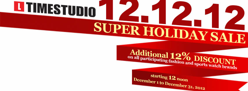 Timestudio Super Holiday Sale December 2012