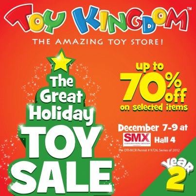 Toy Kingdom The Great Holiday Sale @ SMX December 2012