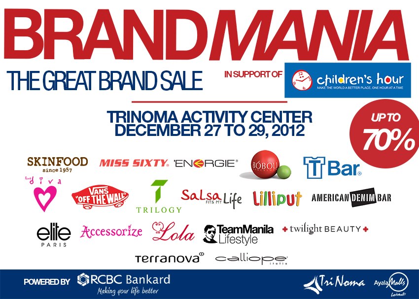 The Great Brand Sale @ Trinoma December 2012