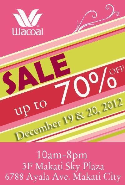 Wacoal Sale December 2012