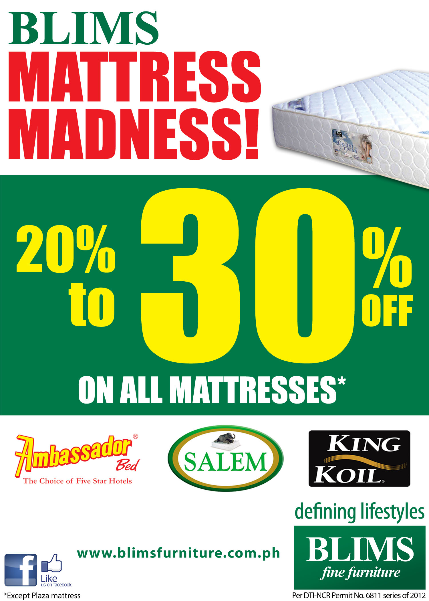 BLIMS Mattress Madness December 2012