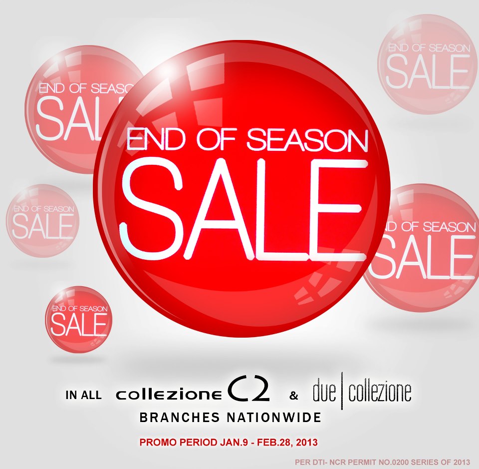 Collezione C2 End of Season Sale January - February 2013