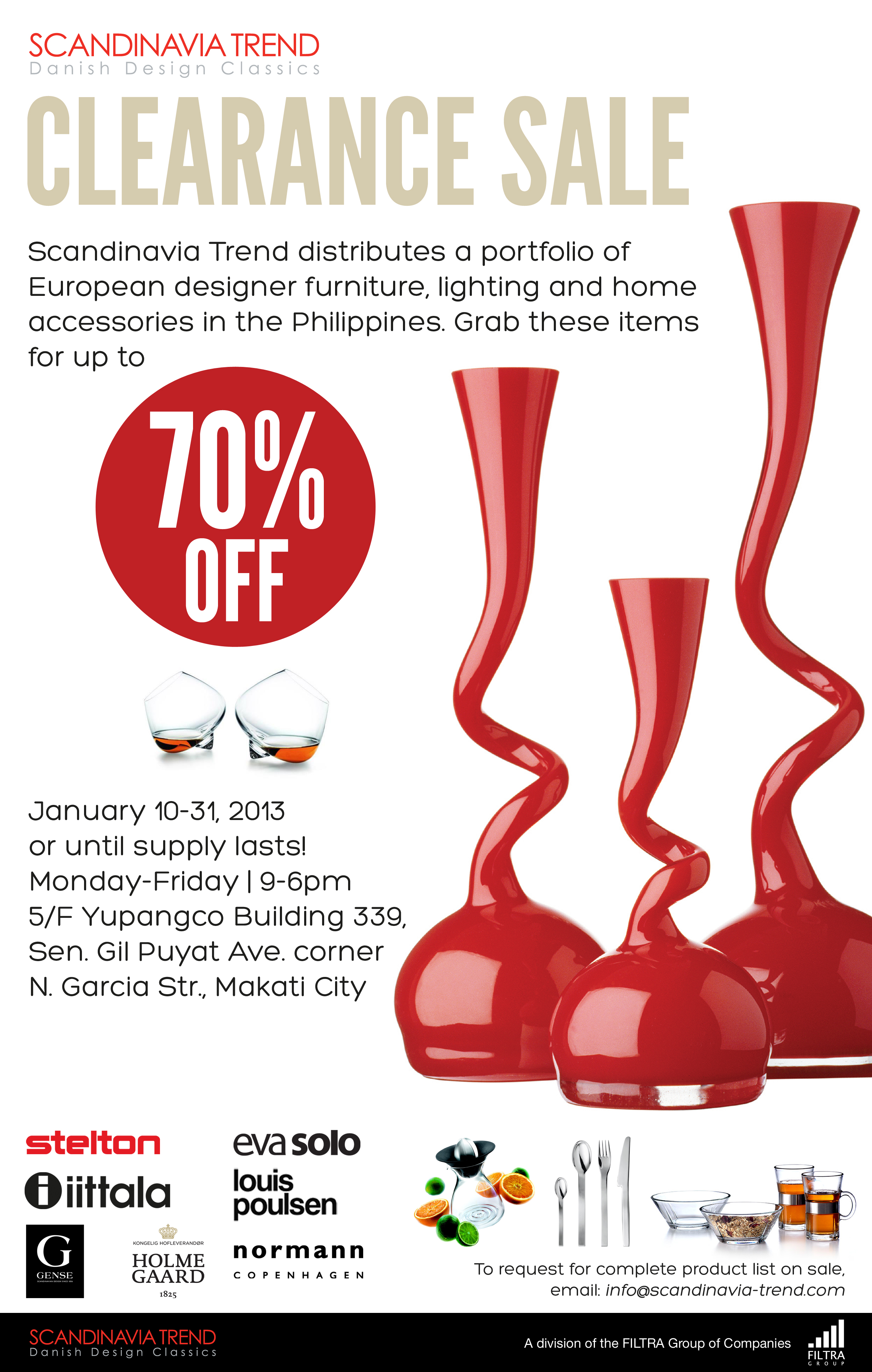 Scandinavia Trend Clearance Sale January 2013