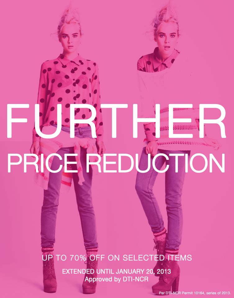 Forever 21 Further Reduction January 2013