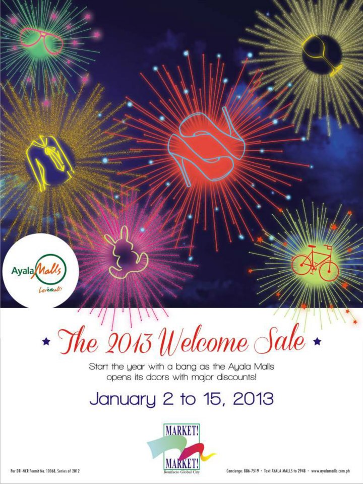 Market Market 2013 Welcome Sale January 2013