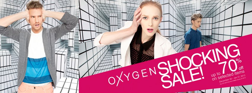 Oxygen Shocking Sale January 2013