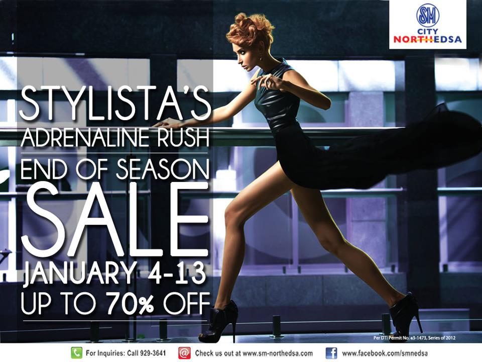 SM City North Edsa End of Season Sale January 2013