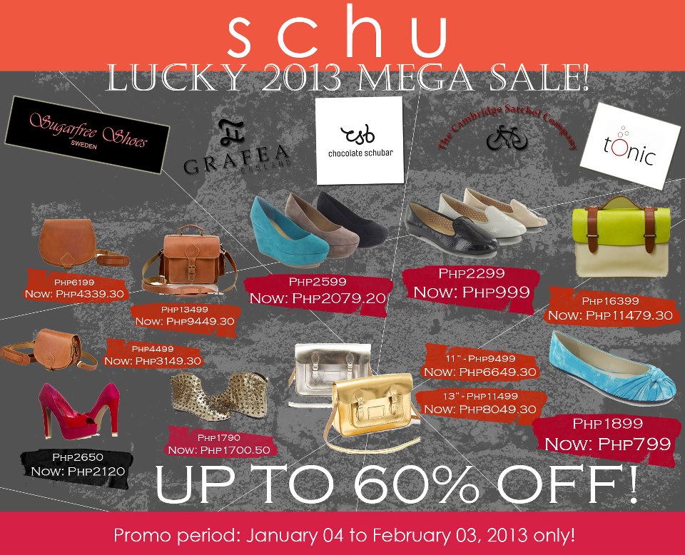 Schu Sale January  - February 2013