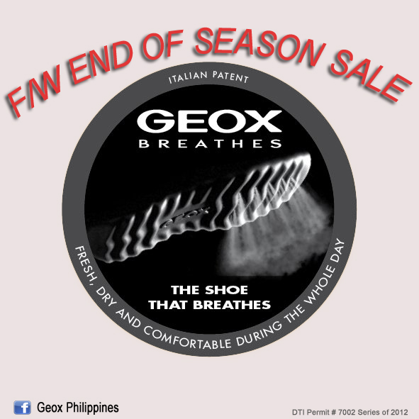 Geox End of Season Sale January - February 2013