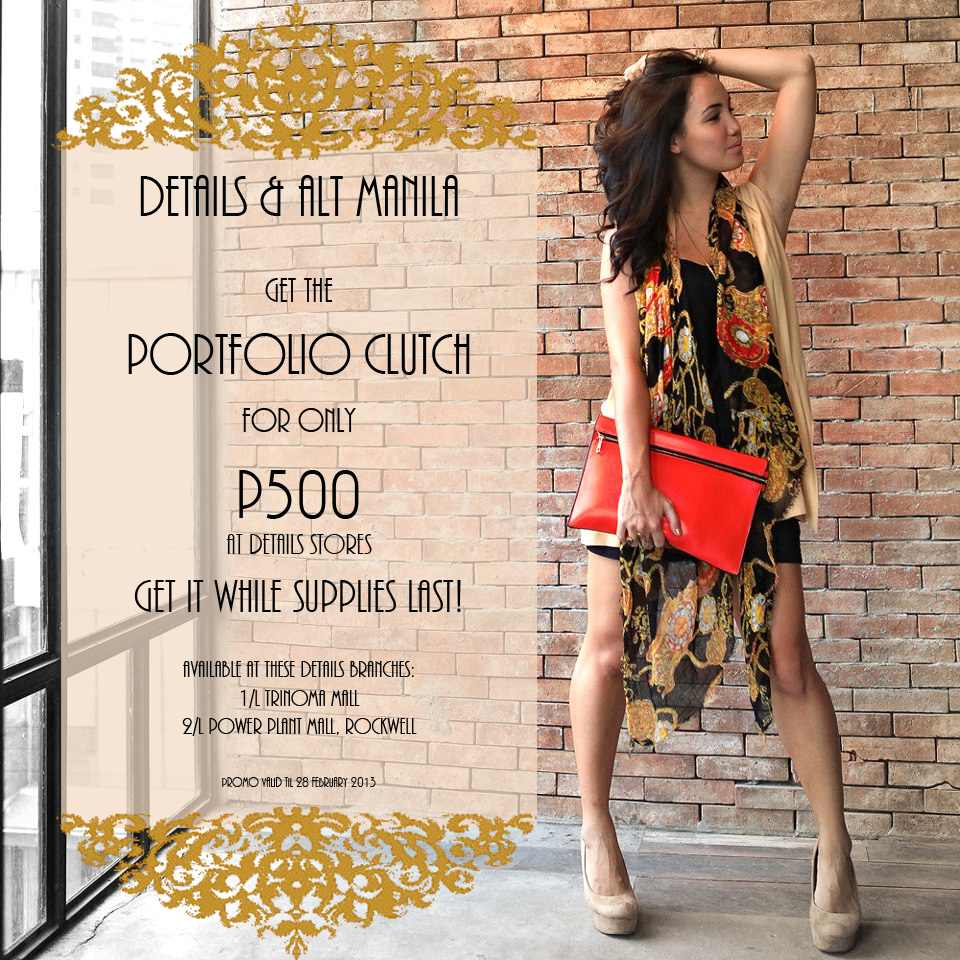 ALT Manila + Details store Promo February 2013