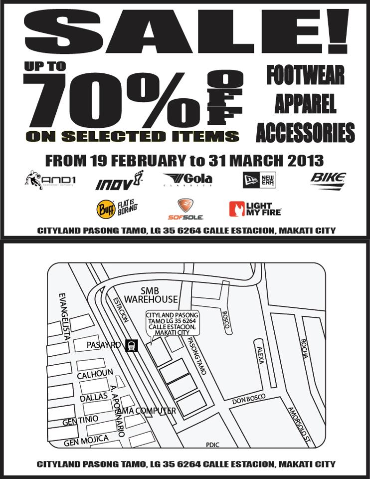 Akt!v Sports Warehouse Sale February - March  2013