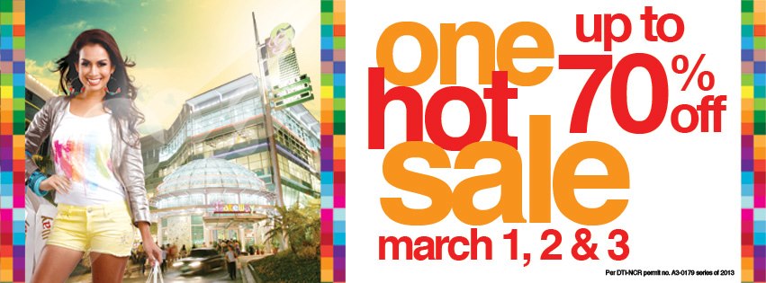 Araneta Center One Hot Sale March 2013