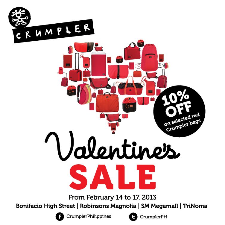 Crumpler Valentine's Sale February 2013