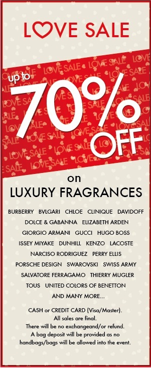 Luxury Fragrances Sale at RCBC Plaza February 2013