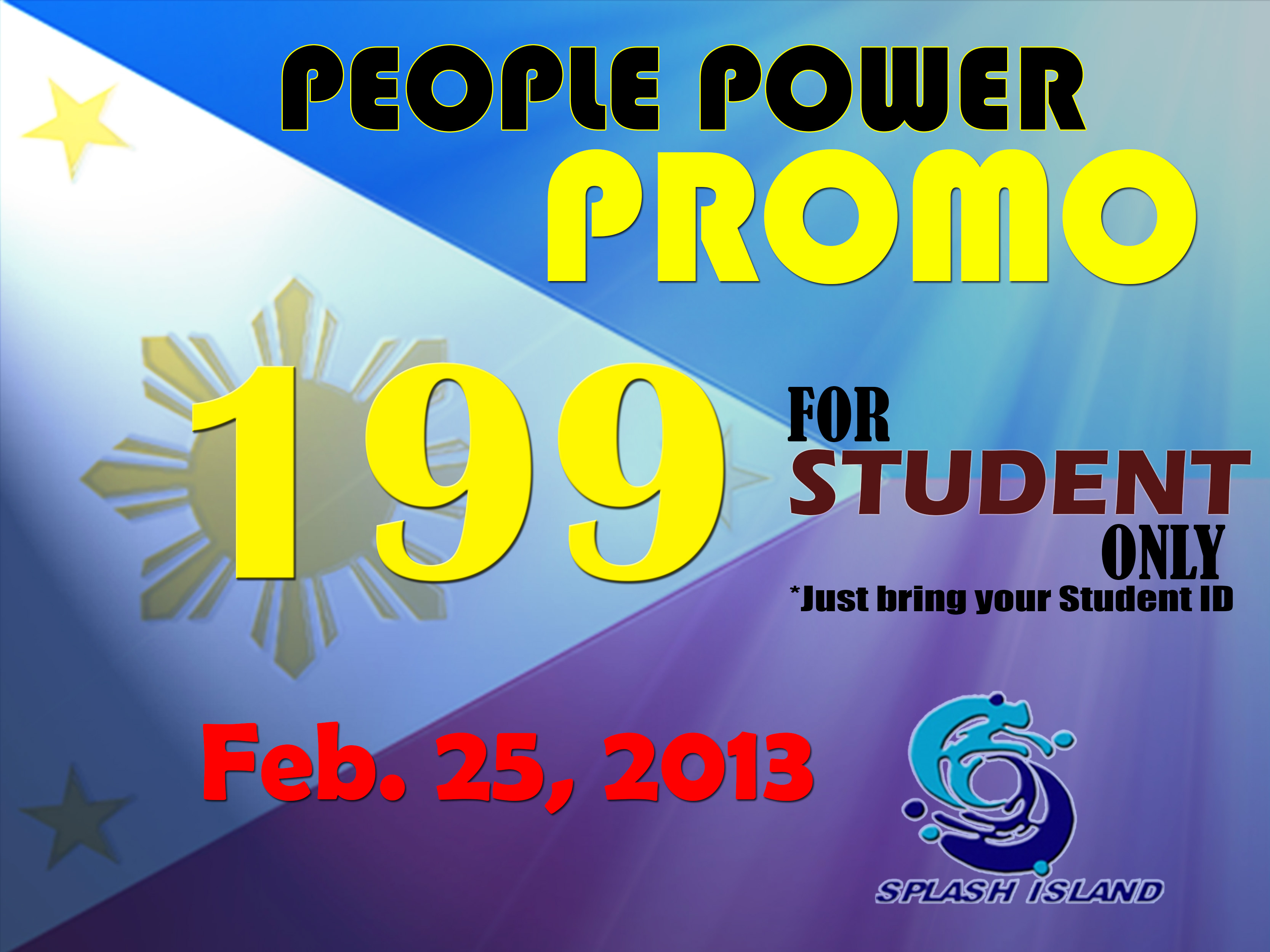 Splash Island People Power Promo February 2013