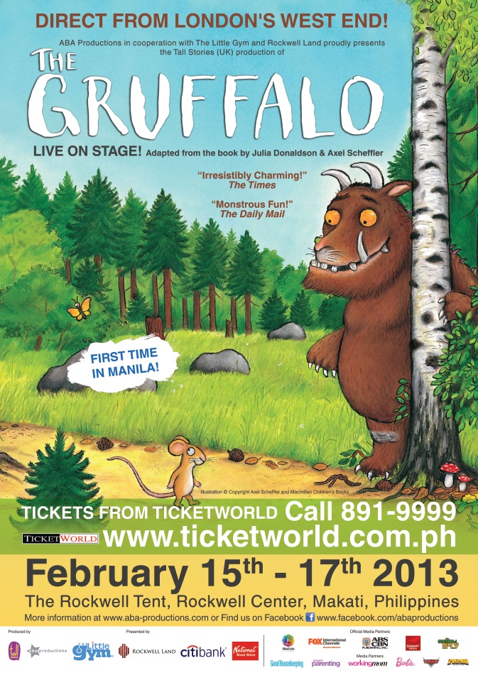 Citibank promo: 10% off on The Gruffalo tickets from Ticketworld February 2013