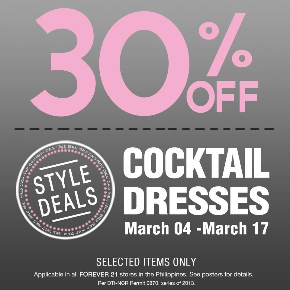 Forever 21 Cocktail Dresses Sale March 2013