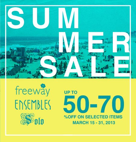 Freeway, Ensembles, Solo Summer Sale March 2013