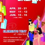 Grand Bazaar at Elements Tent, Eton Centris April – June 2013