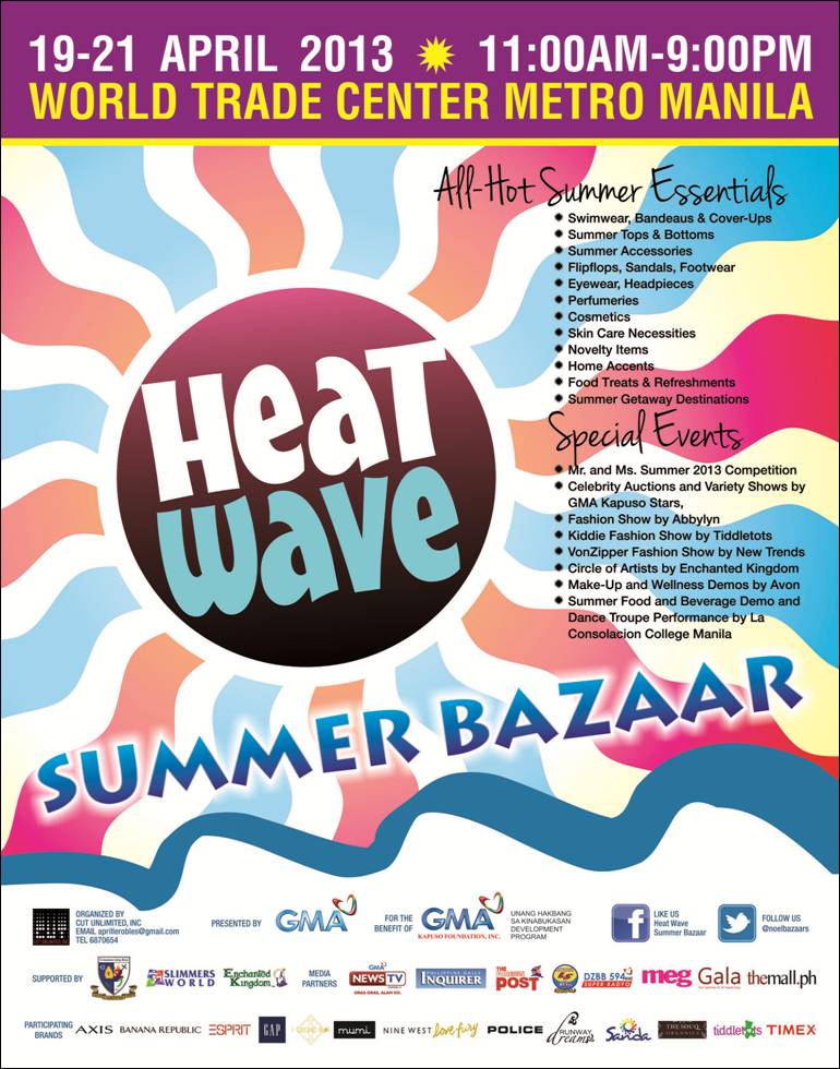 Heat Wave Summer Bazaar @ World Trade Center April 2013