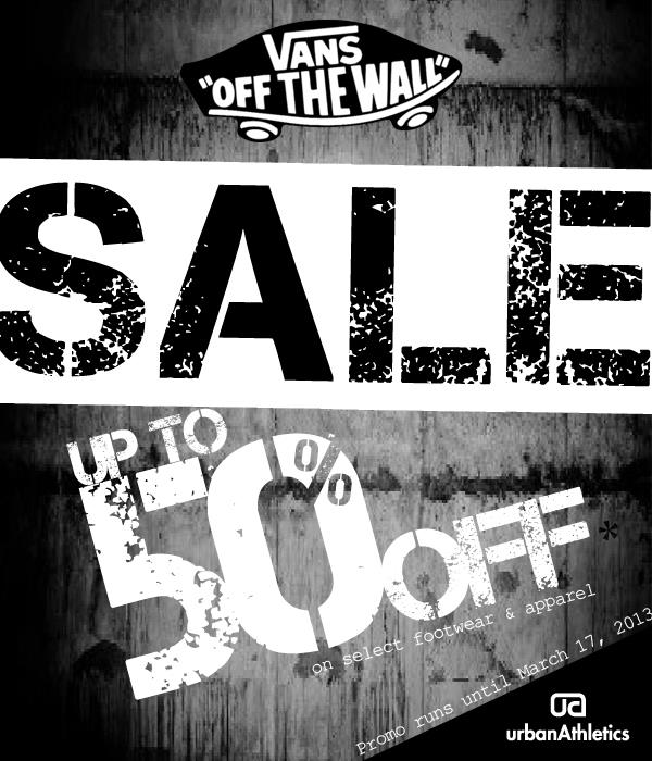 Urban Athletics - Vans Sale March 2013