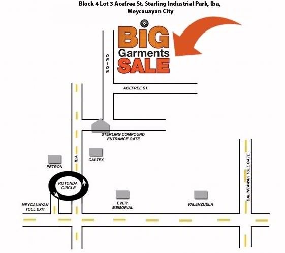 Big Garments Sale Location Map