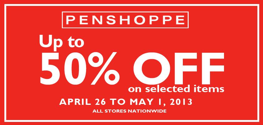 Penshoppe Sale April - May 2013