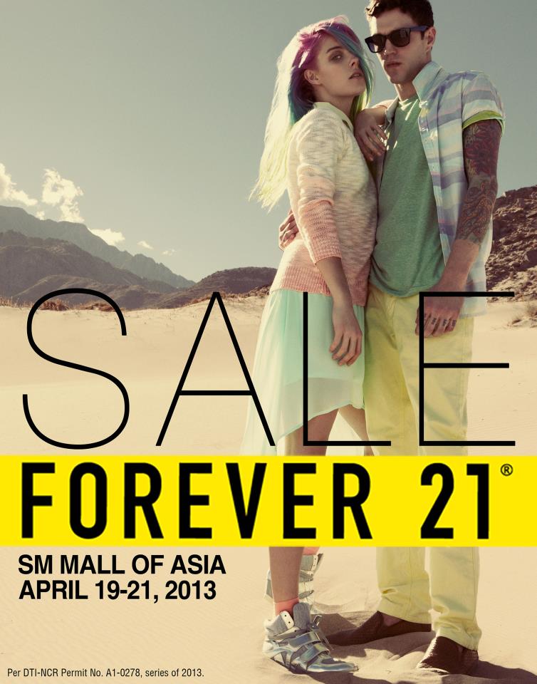 Forever 21 Sale @ SM Mall of Asia April 2013