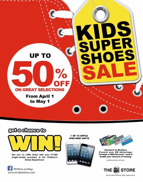 Kids Super Shoe Sale April - May 2013