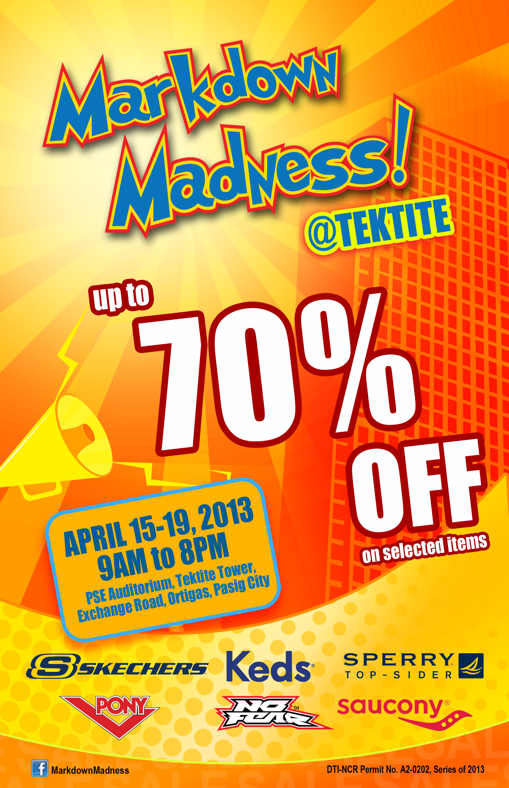 Markdown Madness @ Tektite Building April 2013