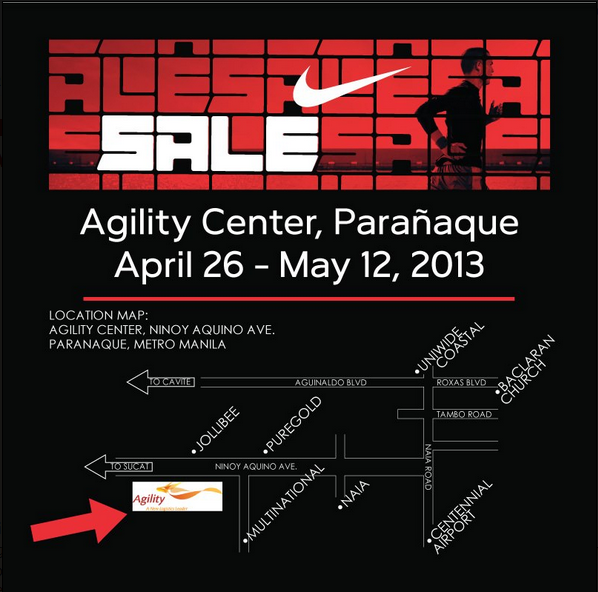 Nike Sale @ Agility Center April - May 2013